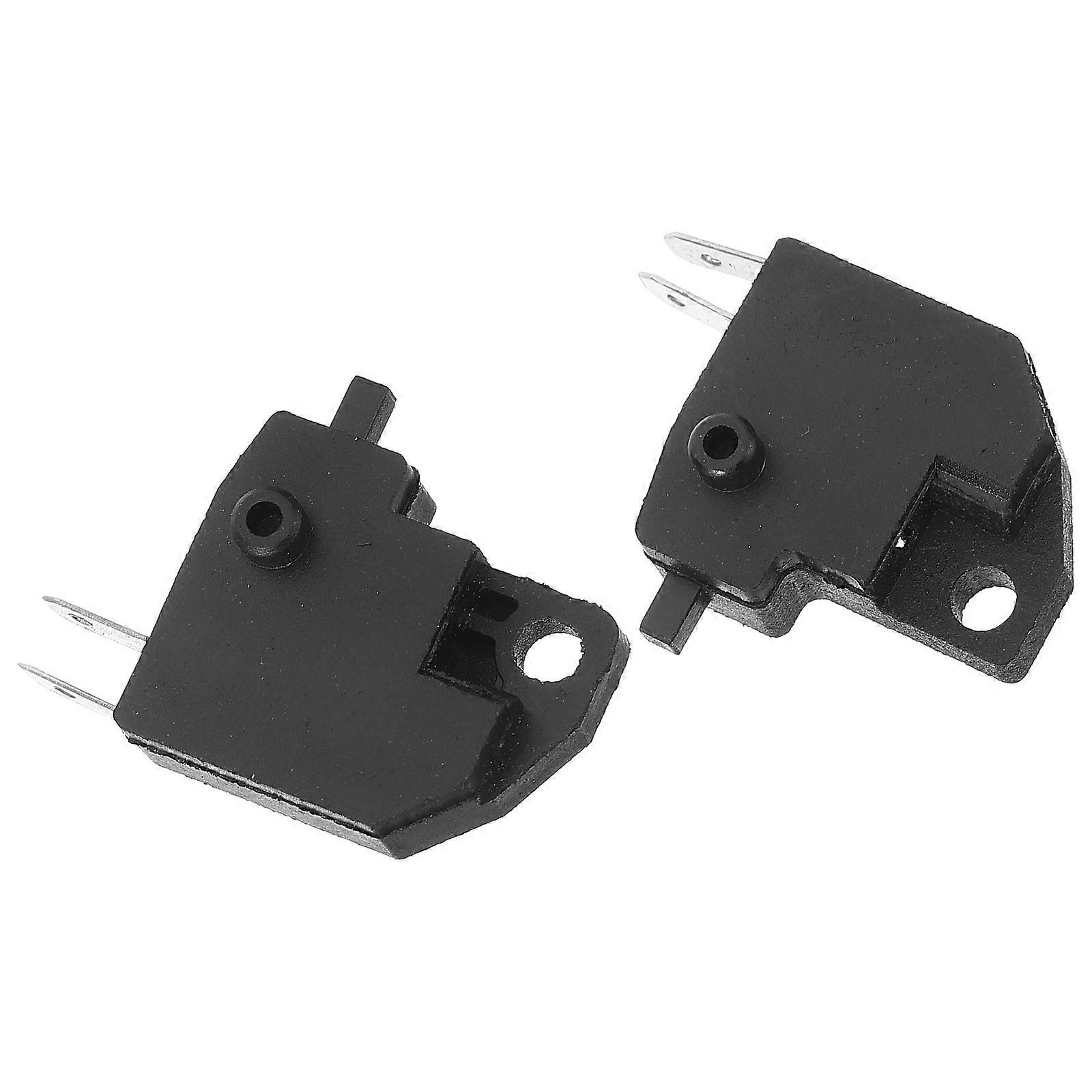 Motorcycle Brake Switch Easy Install Brake Light Switch For Braking Safety 2.40X2.40X0.90CM Plastic 2Pcs