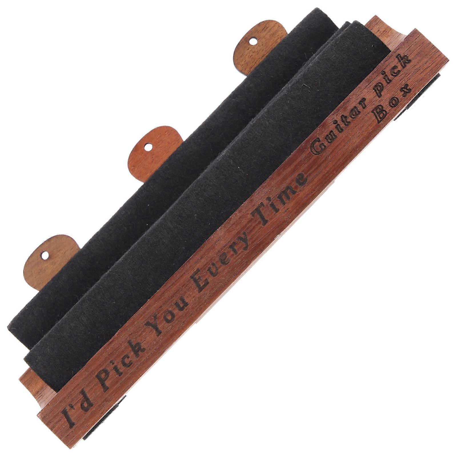 Multi Guitar Picks Holder Made of Synthetic Material for Storage Use with Smooth Surface 1 Set