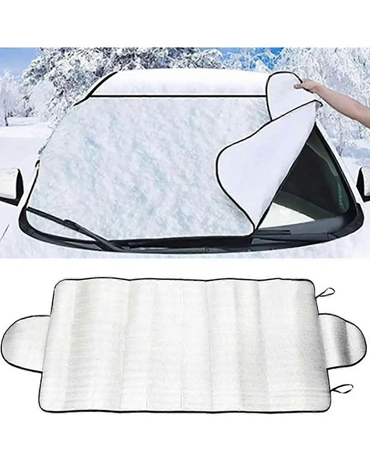 Car Window Sun Protection Roller Blinds 1pc Car Sun Protection Insulation Bubble Thickened Front Gear Wind