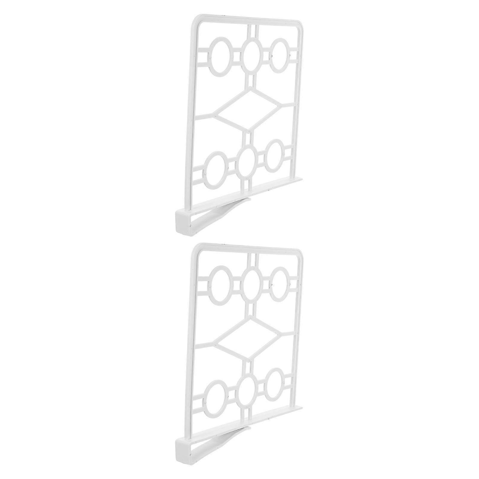 Shelf Dividers for Closet Organization Plastic Rectangular Dividers Space Maximization Homeowners 10.9×10.3×1in 2Pcs