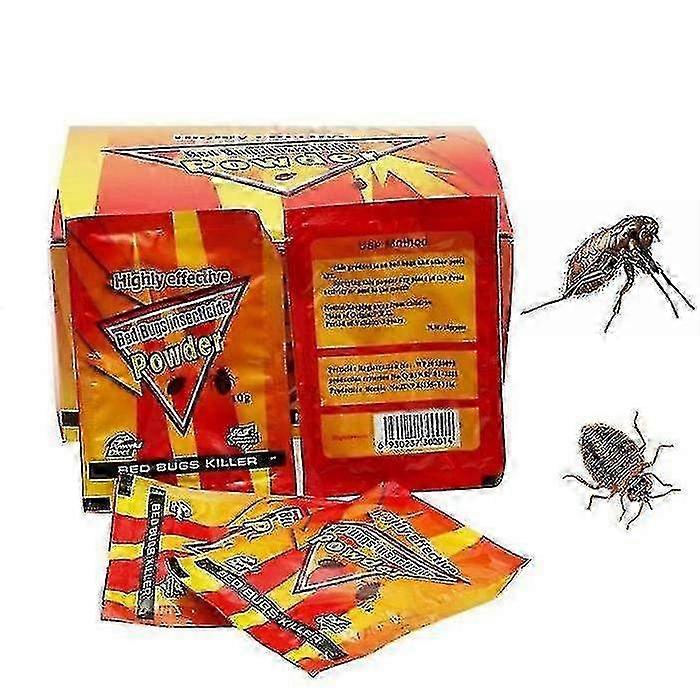 30PCS Powerful Insecticide Powder for Bed Bugs, Fleas, and Lice - Effective Pest Control Bait for Home and Med Use