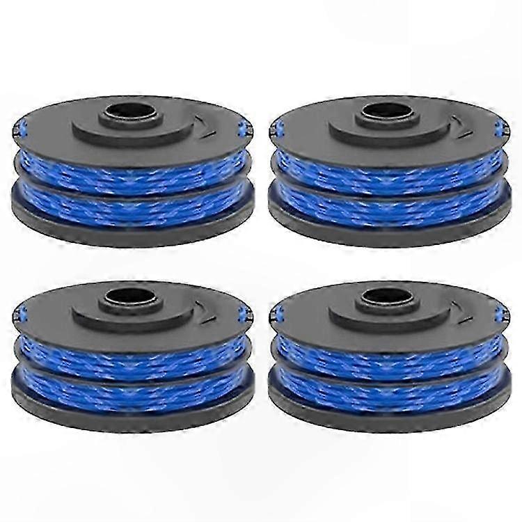 4-Pack Lawn Mower Spool Line for Ryobi Grass Trimmer Models RLT6030 RLT5127 RLT5027 RLT4125 RLT4027 Replacement Part