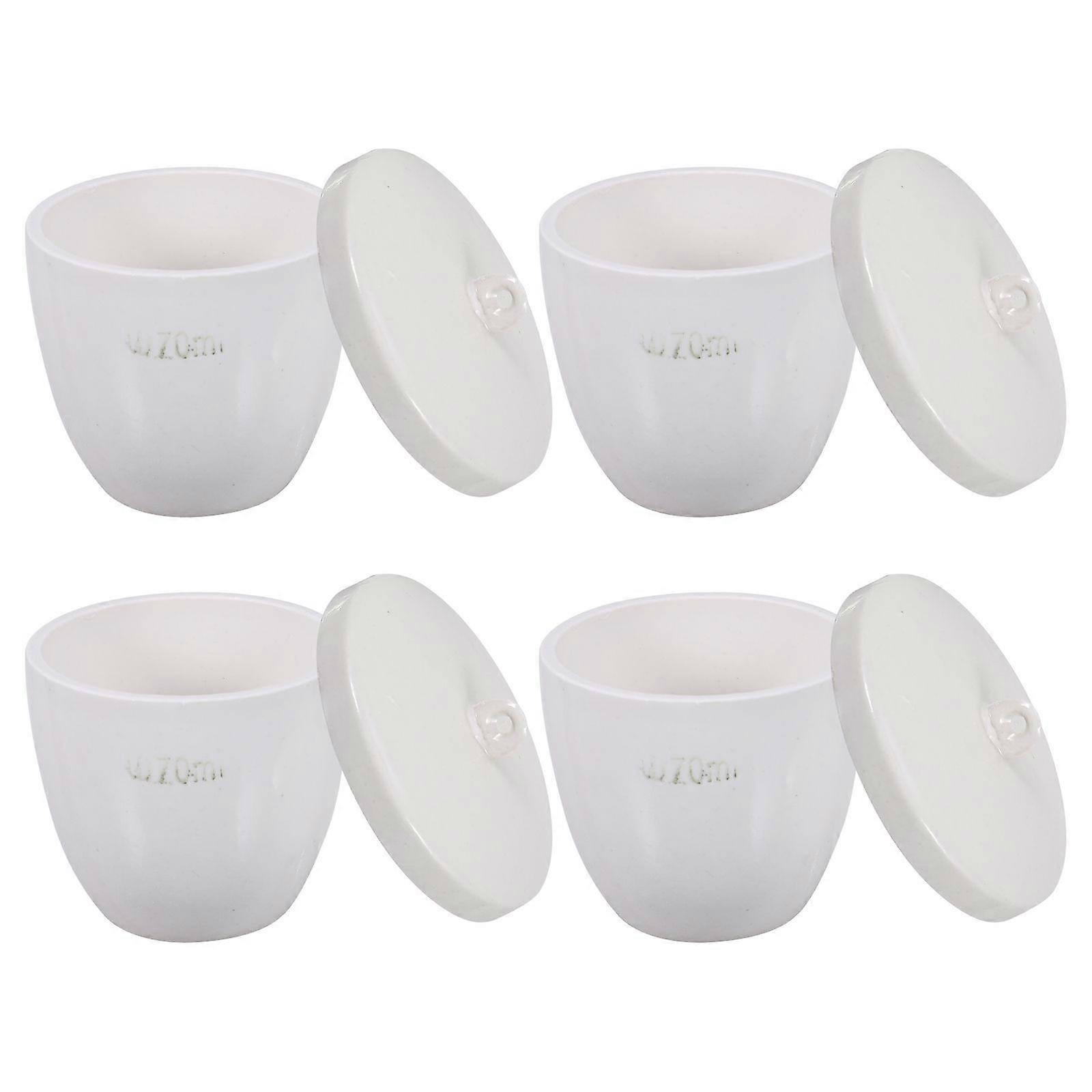Melting Crucible 4Pcs Thermal Stability For Pharmaceutical Industry 7x7x7 Cm High Temperature Resistance