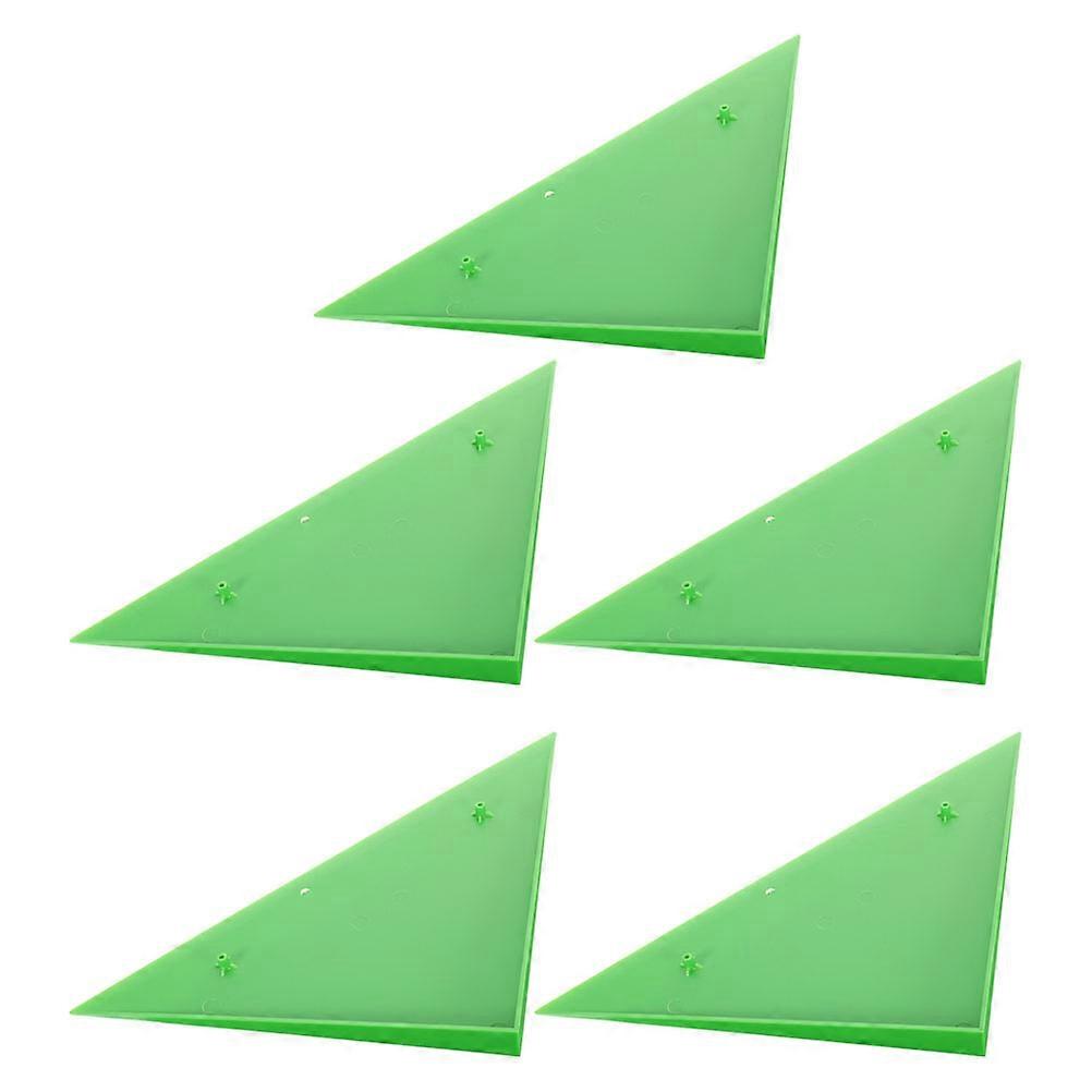 Green Foosball Table Corner Protectors Plastic Protection Cap for Enhancing Game Experience 5 Pieces