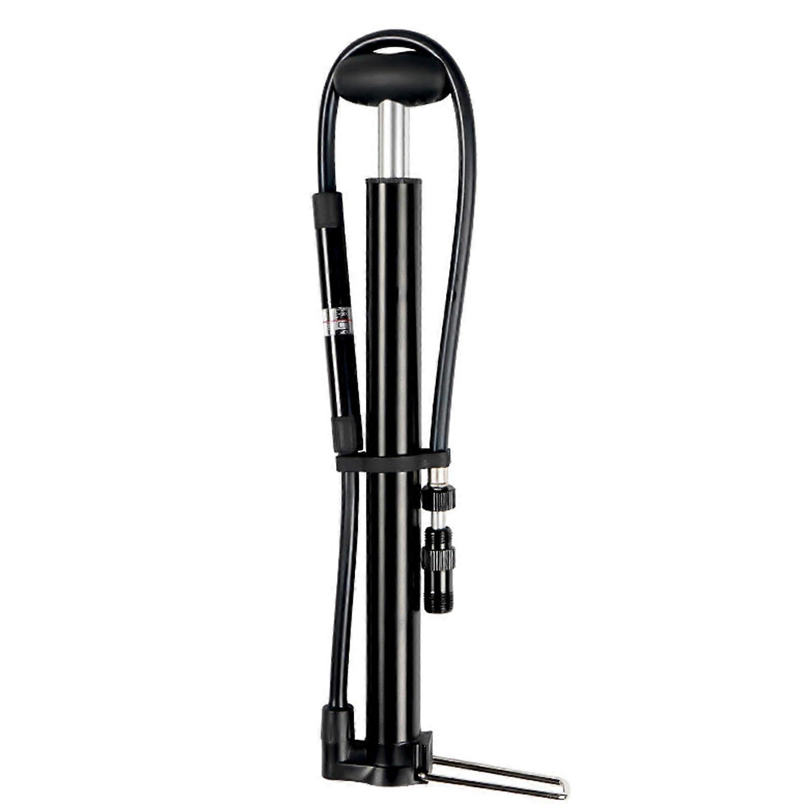 Mini Floor Bike Pump with Presta and Schrader Valve Connection 120 PSI Pressure Bicycle Pump