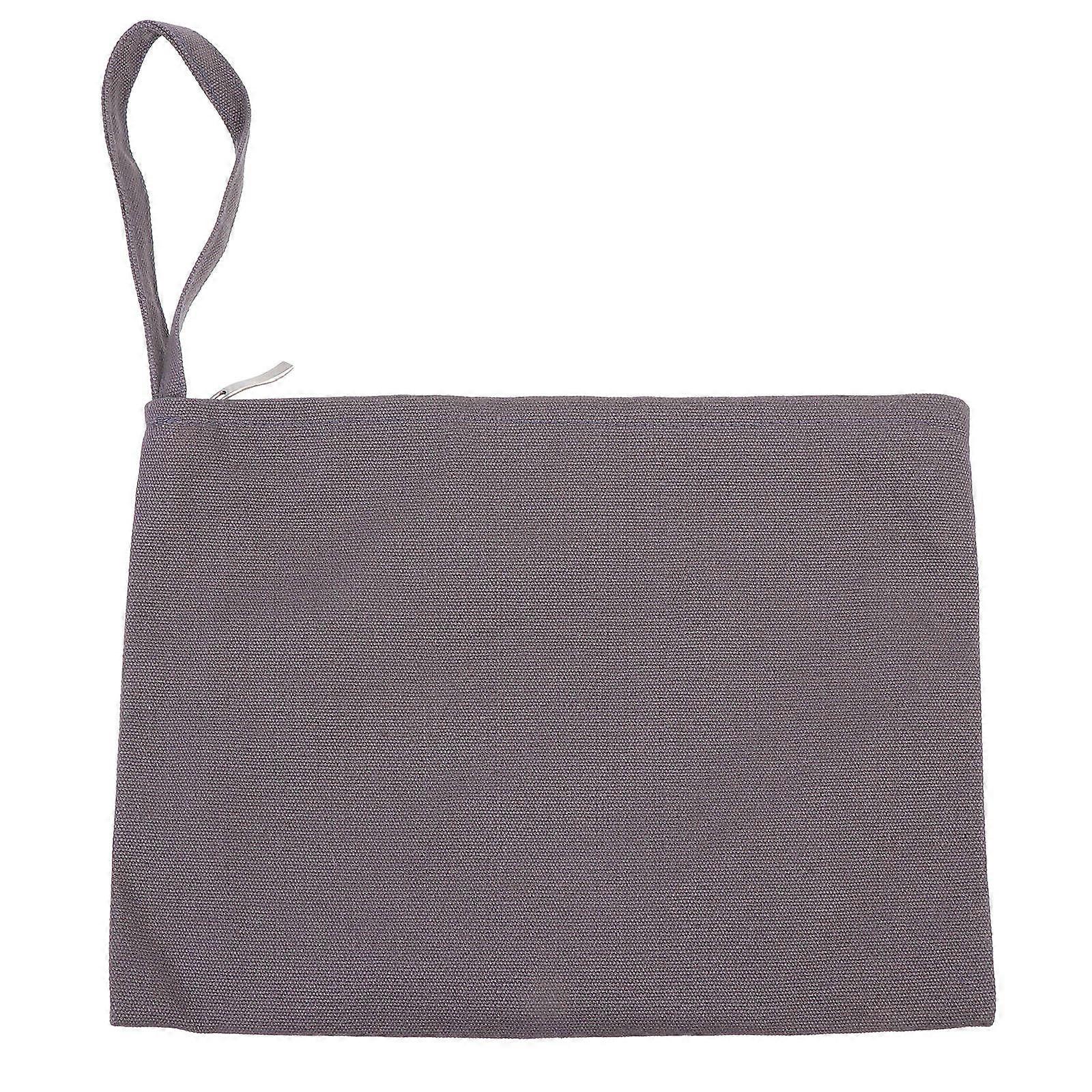 Compact Canvas Bag with Zipper, Practical Coin Storage and