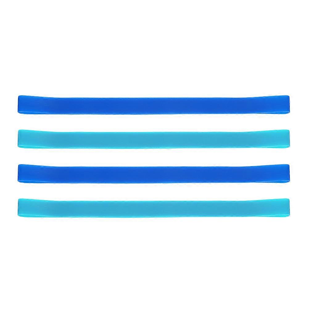 Elastic Silicone Bands For Books Reusable Straps For Outdoor Activities Assorted Color Wind-resistant 4Pcs