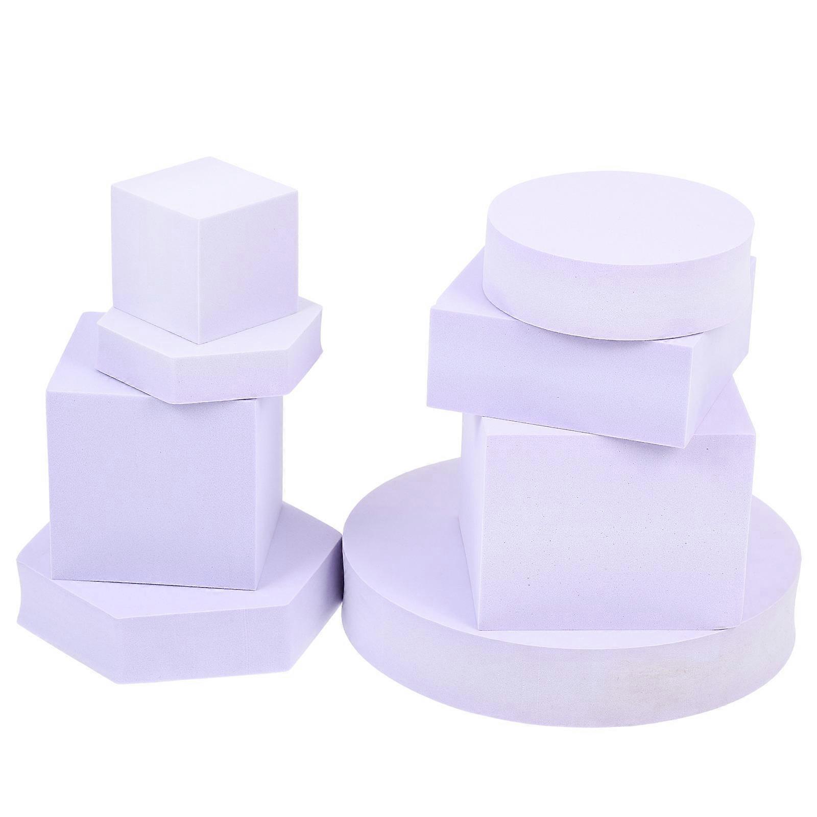 Geometric Photography Props Three-Dimensional Foam Ornaments for 8Pcs Set