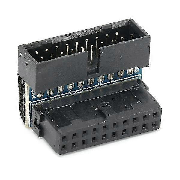 19 PIN Angle Connector 90 Degrees for Host Cabling Desktop Computer Accessories