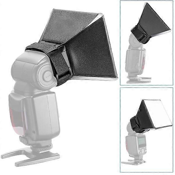 Universal Foldable Flash Softbox Diffuser Camera Photo Speedlight Soft Box Kit Tools for Nikon Camera Accessories