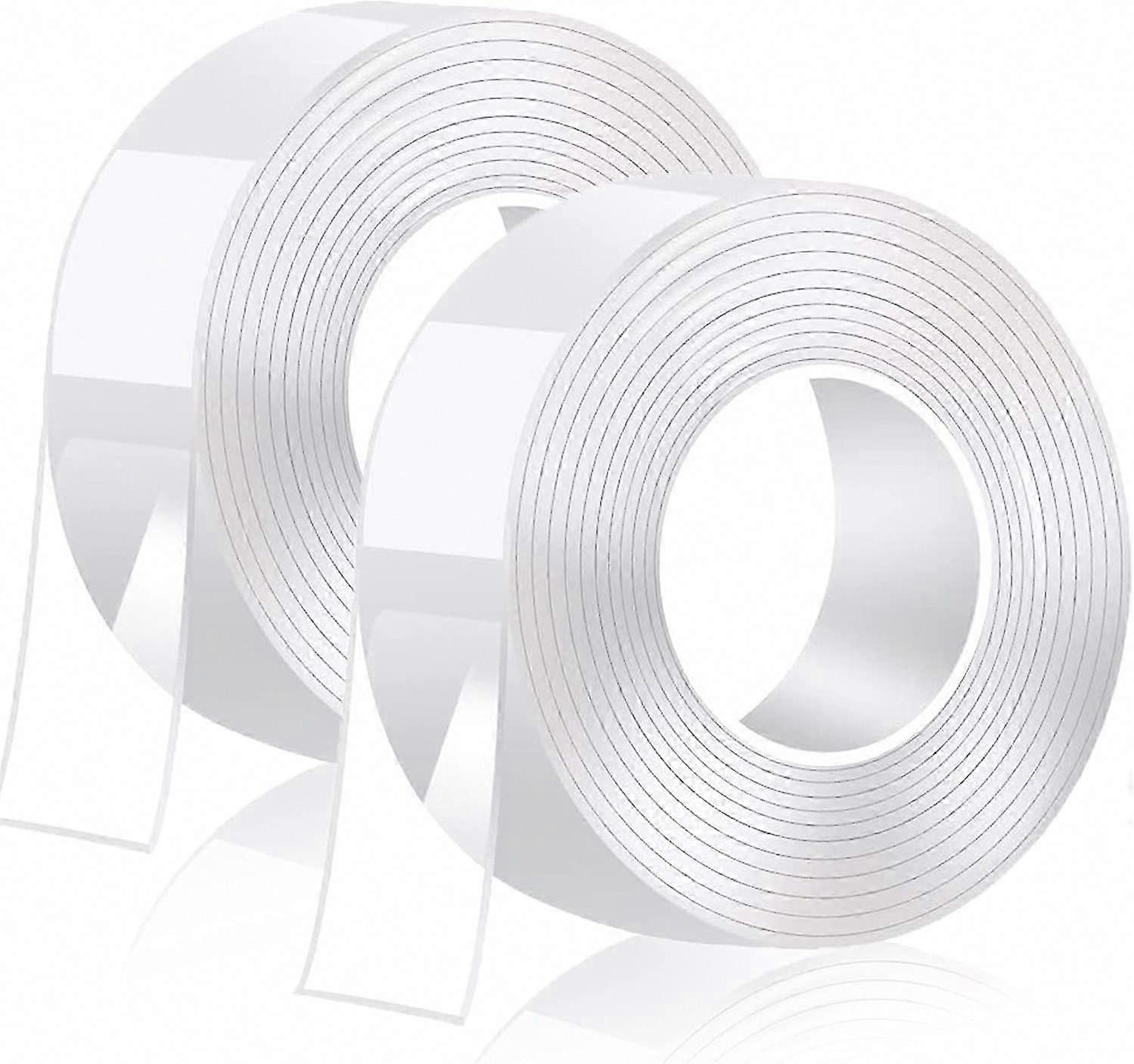 10M Double Sided Adhesive Tape ExtraStrong Transparent Traceless Nano Tape Powerful, Removable, Washable, Reusable Double-Sided Gel