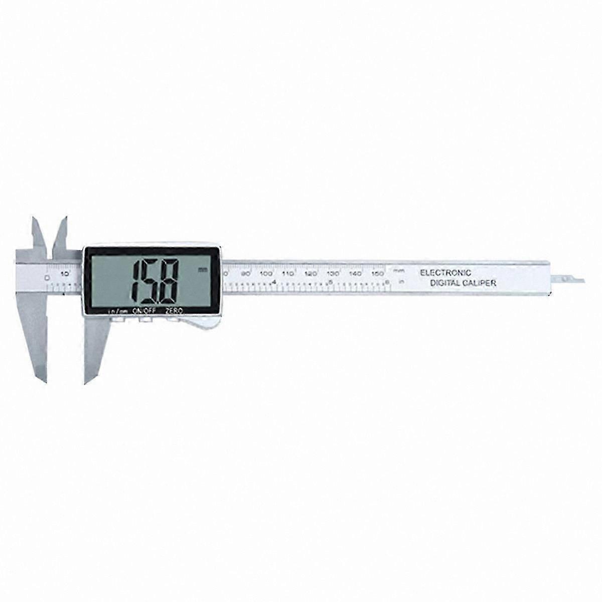 Digital Caliper with Inch/Metric Conversion and Electronic Display