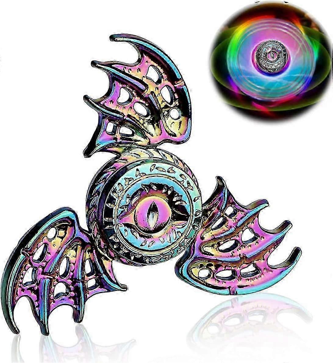 Phoenix Cool Fidget Hand Spinners Dragon Wing Finger Spinner Metal Focus Stainless Steel Fingertip Gyro Stress Relief