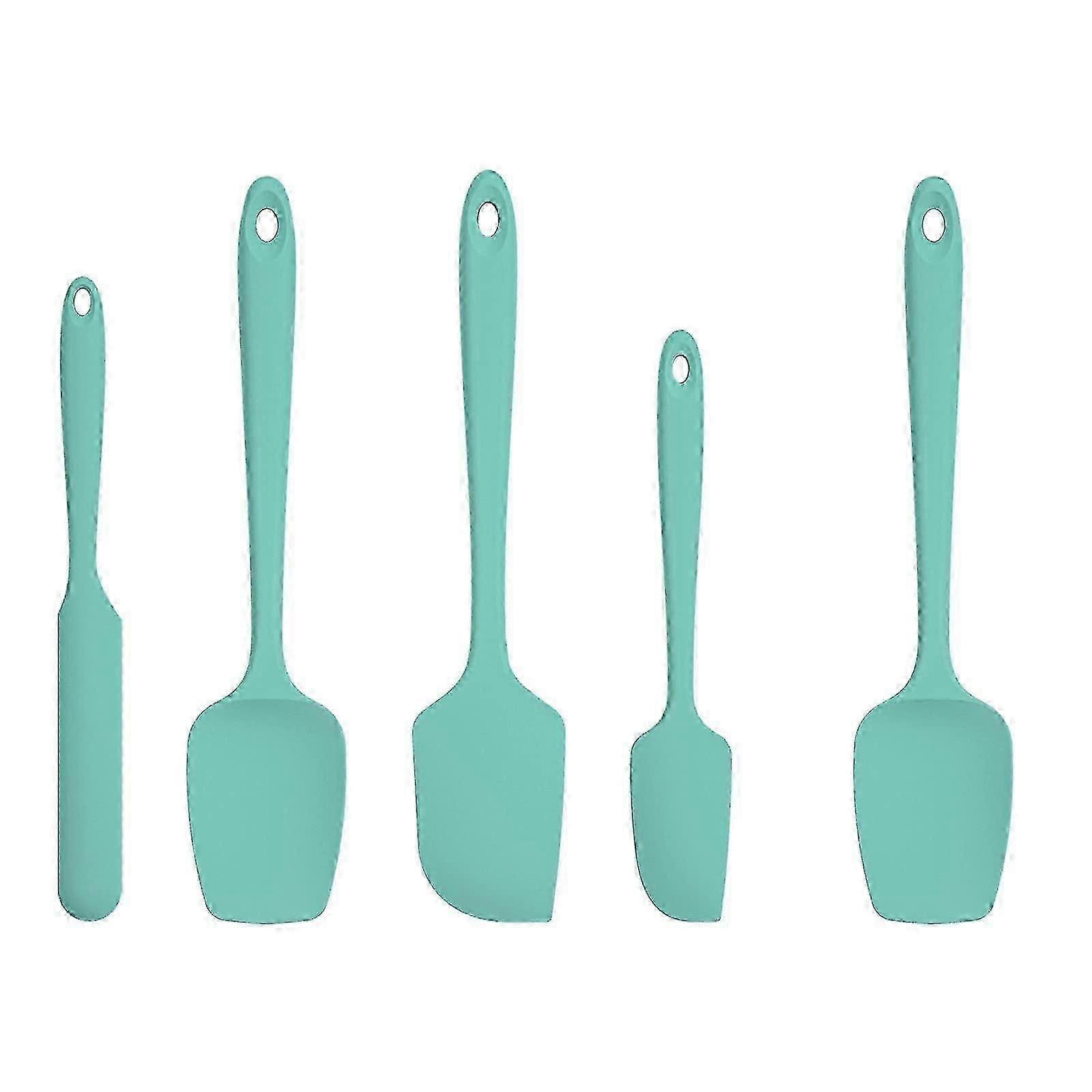 5pcs High Temp Silicone Spatula Set for Cooking & Baking
