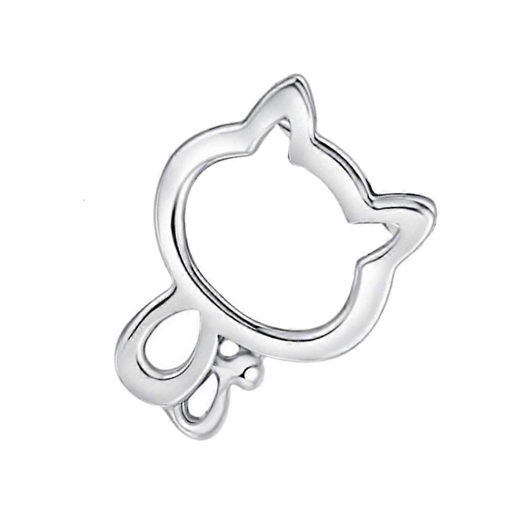 Delicate Cat Pendant Suitable for Making Eye-catching Necklaces