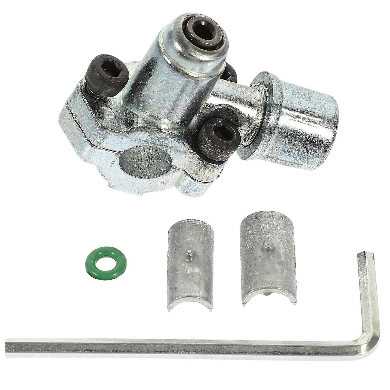 Bullet Piercing Valve Kit for Refrigerator Freezer Silver Zinc Alloy Wide Application Easy Installation