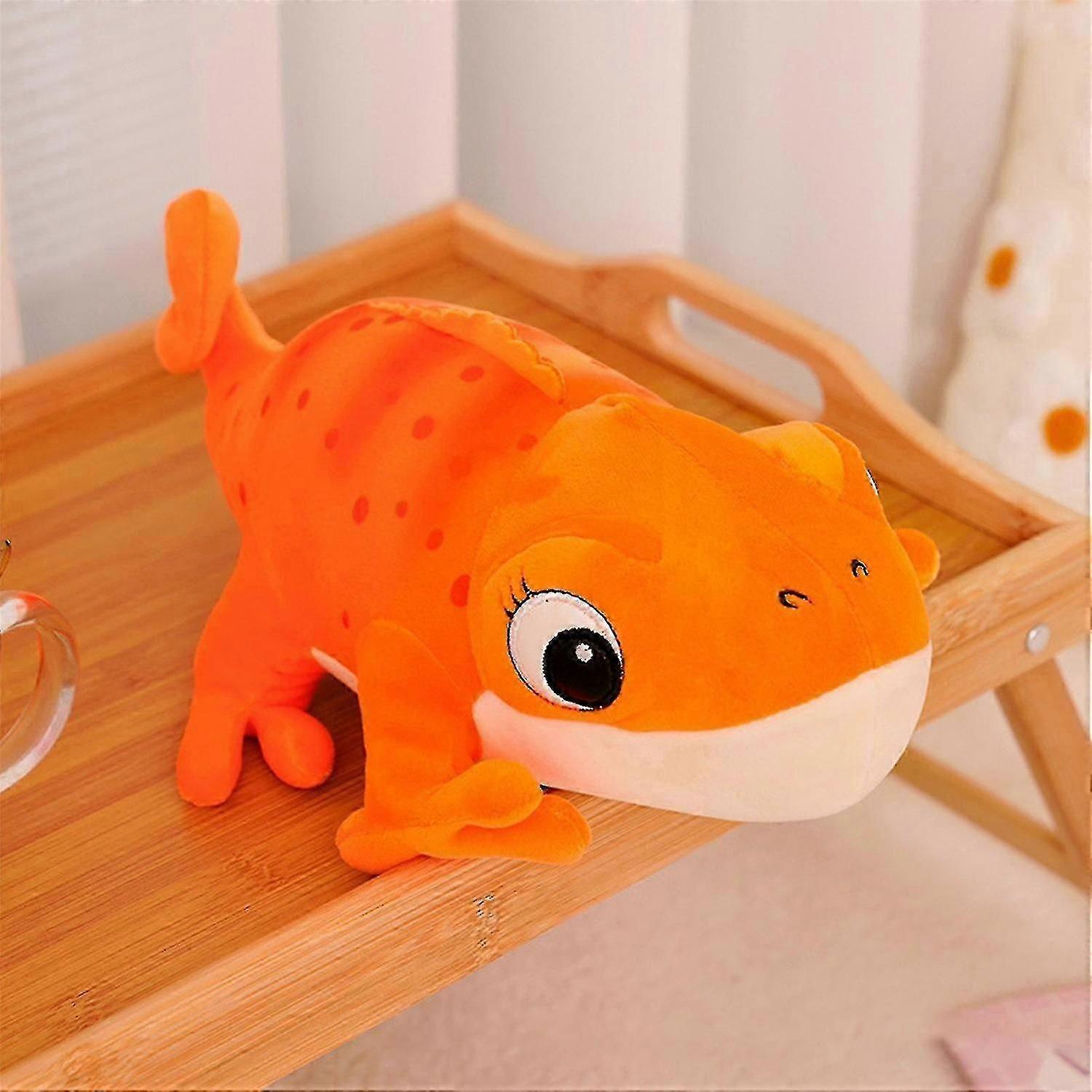 Chameleon Plushie Toy, 30cm Chameleon Stuffed Animal Toy Soft Plushie Toy Hallowee