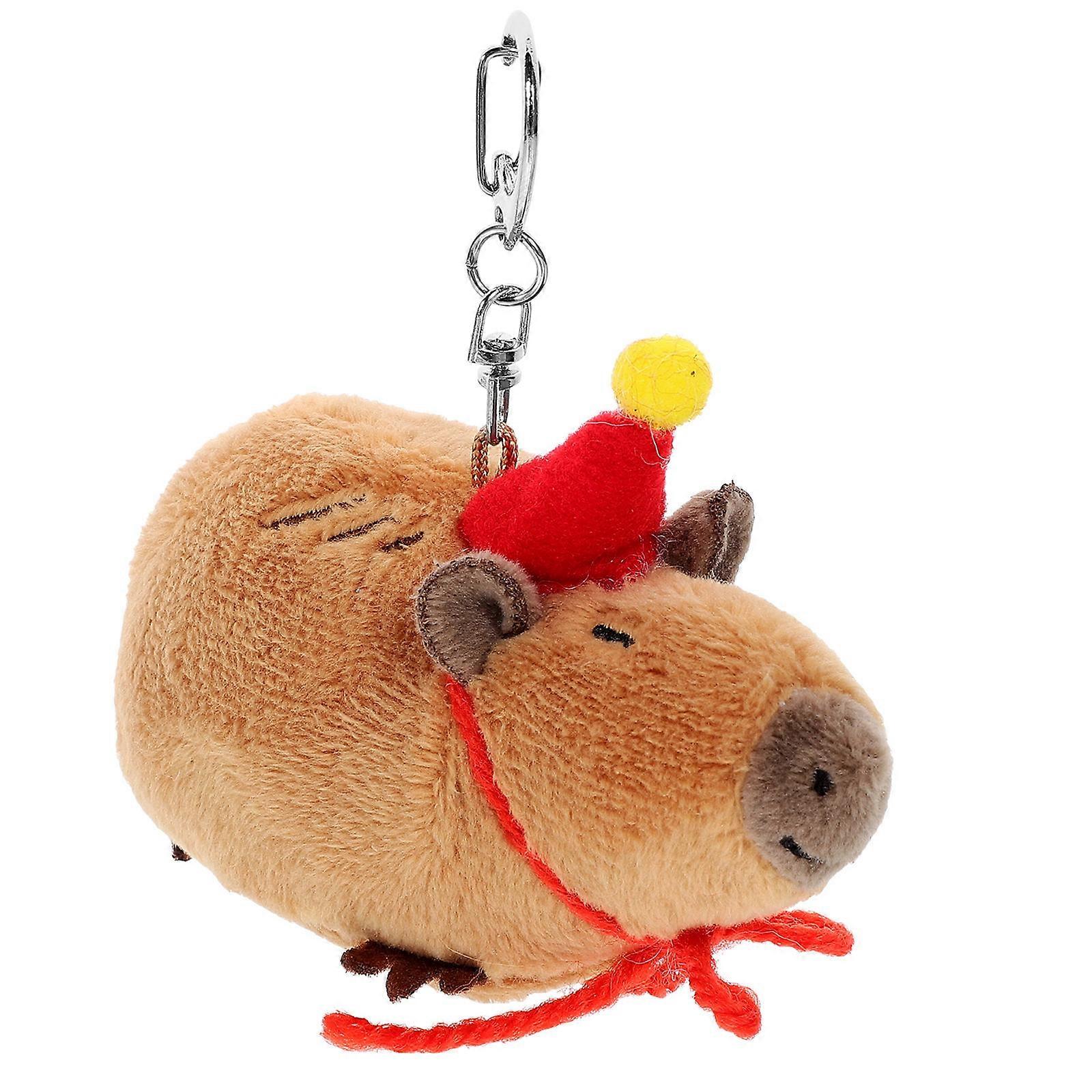 MLINS Plush Guinea Pig Ornament Stuffed Guinea Pig Pendant Key Chain Backpack Hanging Guinea Pig Charm
