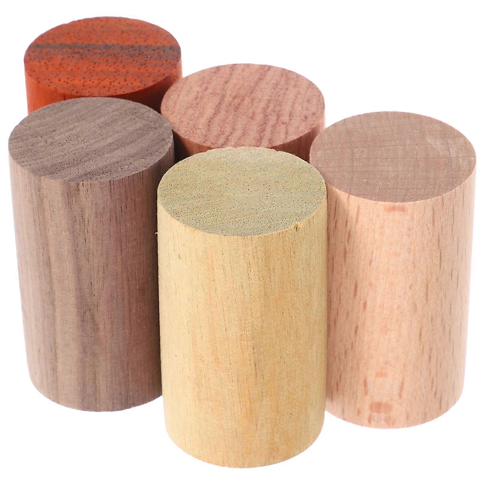 5pcs Wooden Essential Oil Diffuser – Natural Wood Aromatherapy for Home & Car, Compact Fragrance Diffuser for Decor & Daily Use