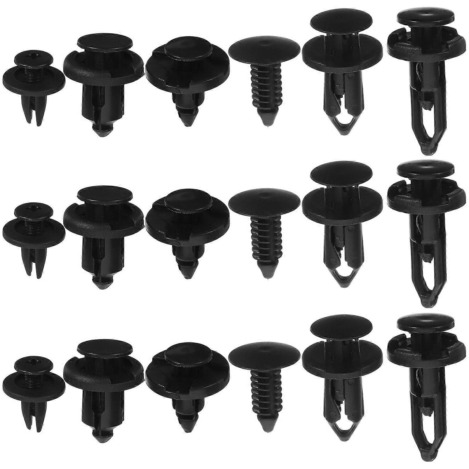 200PCS Automotive Push Pins Fastener Clips Car Bumper Retainer Clips for Various DIY Projects and Repairs Multiple Included for Compatibility