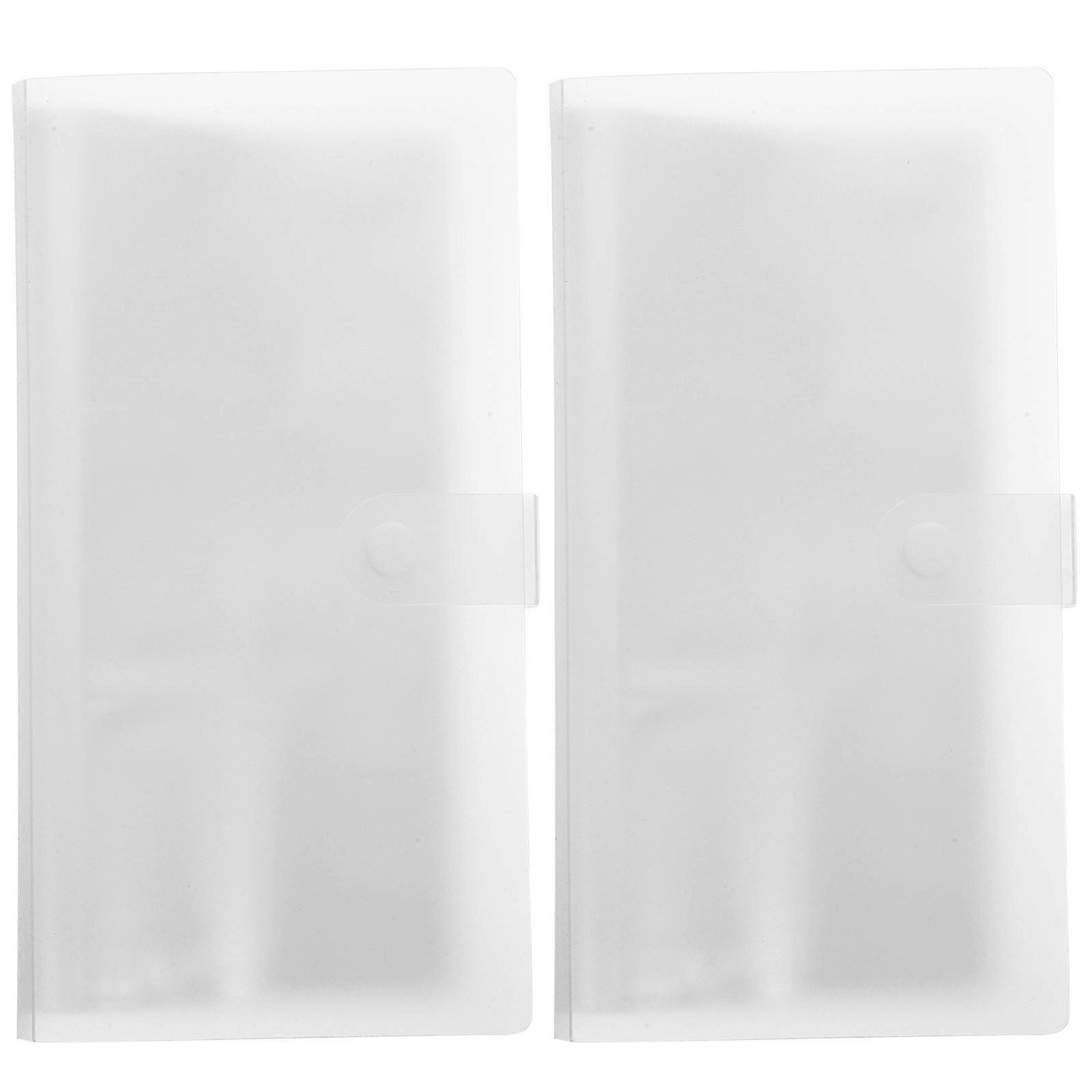 Transparent Portable Photo Album & Card Holder Storage Book with Slots for Photos, Business Cards & Tickets – Ideal for Collectors