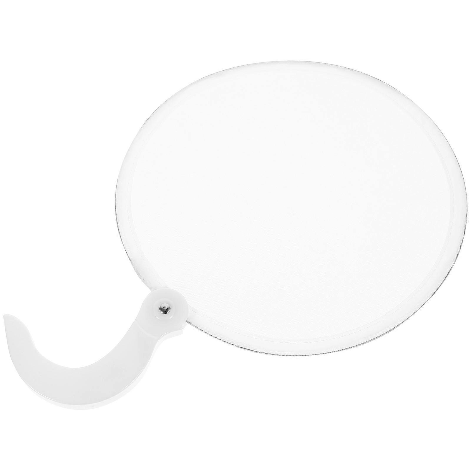 Elegant Round Hand Fan Foldable Design For Women Great For Cosplay And Concerts Lightweight And Convenient 1Pack