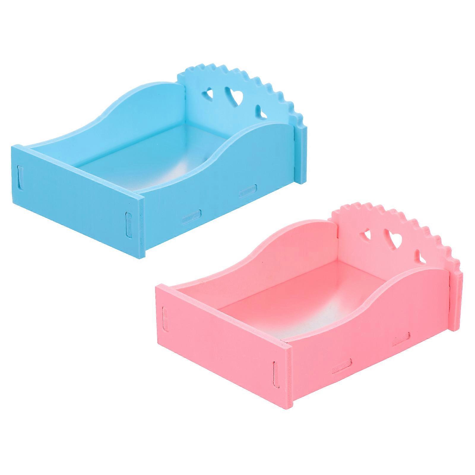 Small Hamster Cooling Nest Mat Durable Heat Reducing Pet Bed for Summer, Portable Sleeping Pad for Small Animals and Rabbits, Random Color