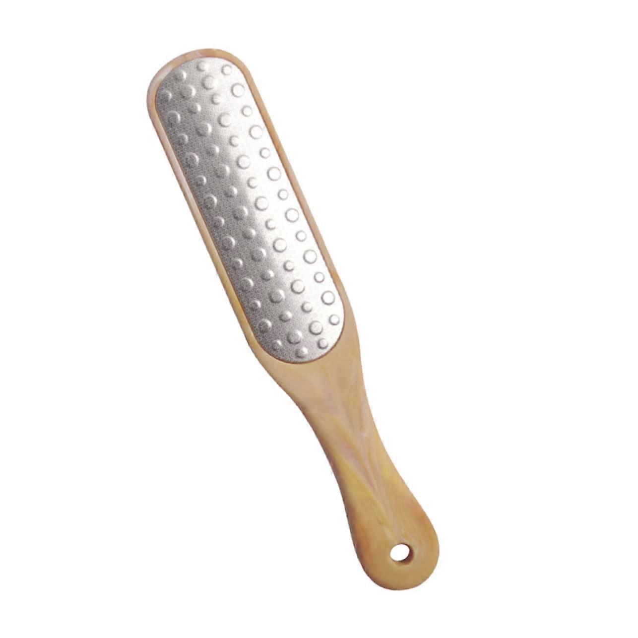 Callus Remover Foot File For Pedicure Yellow Compact Portable To Remove Dead Skin And Calluses