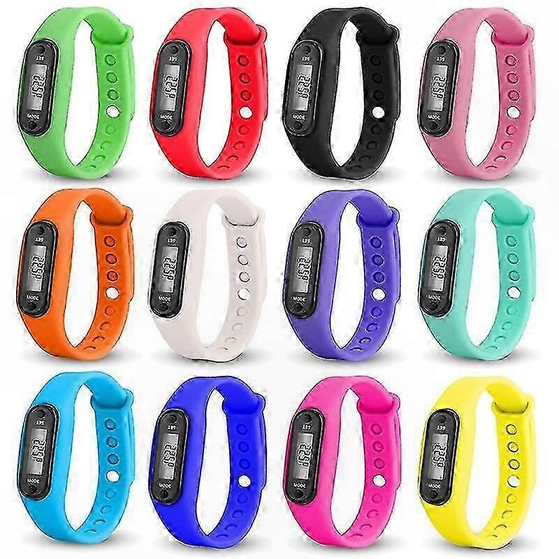 Fitness Tracker with Step Count, Activity Monitor, LCD Display for Adults and Kids Sport Watch Wrist Pedometer