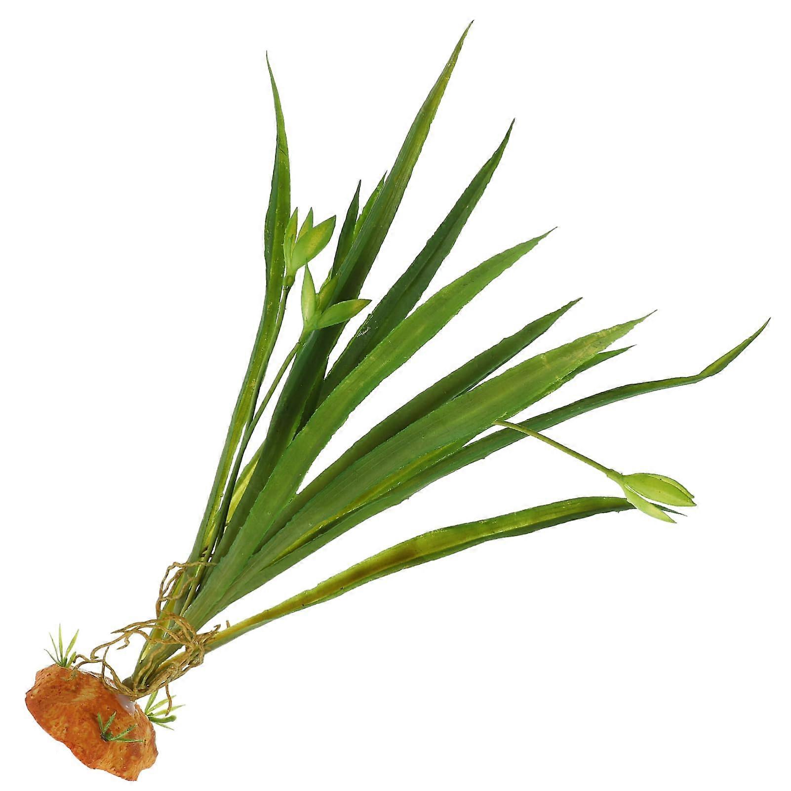 Artificial Plants For Reptiles Terrarium Life-Like Decoration For Reptile Habitats And Fish Tanks Base For Aquariums