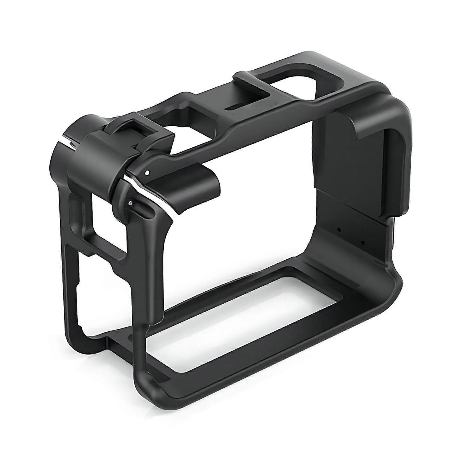 Frame cage for protective frame housing for panoramic action camera protective cage