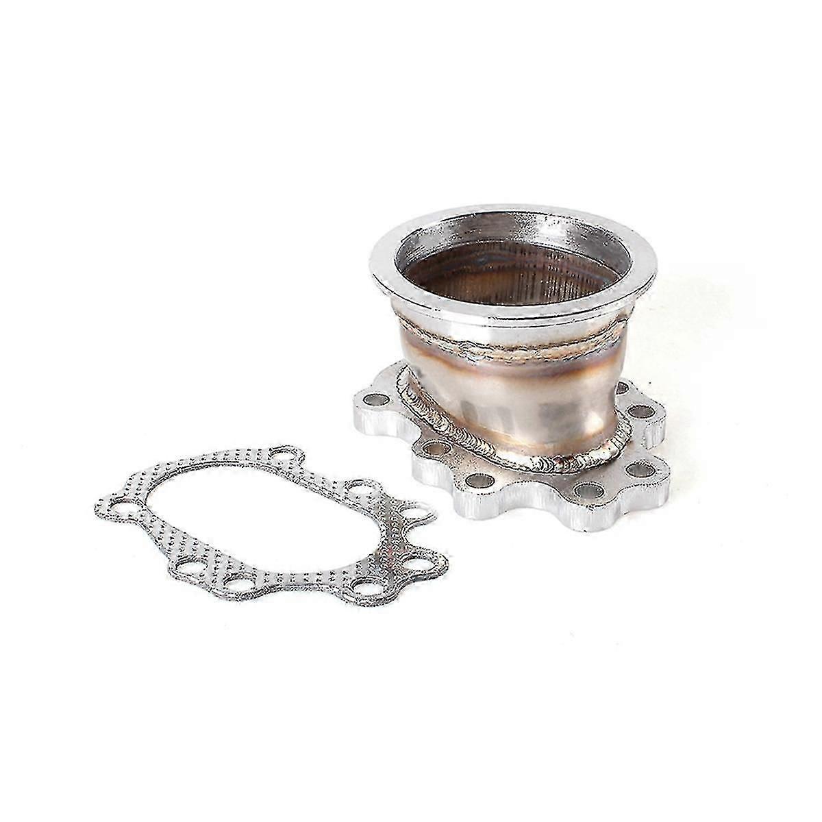 For V-Shape Flanged Turbine Down Pipe Adapt for T25T28 GT25 GT28 Stainless Steel Adapter - Turbo Downpipe