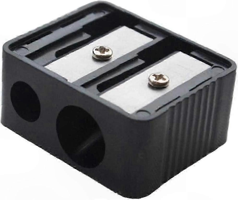 12-Pack Dual-Hole Pencil Sharpener for Makeup and School Use