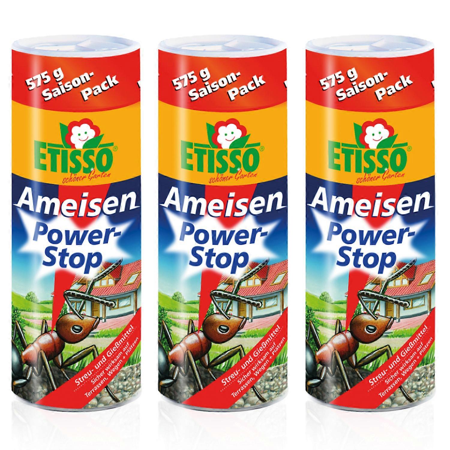 3 x ETISSO® Ant Power-Stop, 575 g