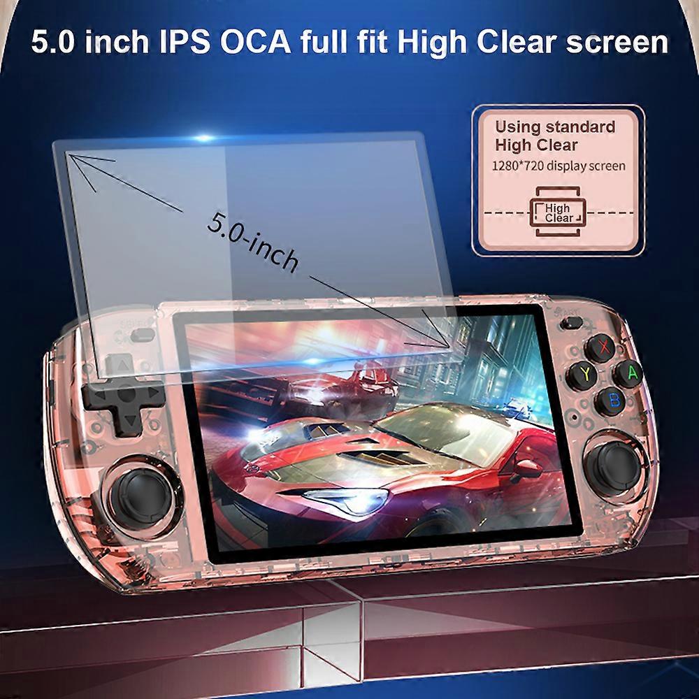 Handheld Game Console Portable Emulator Handheld with 5.0'' High Clear Screen Open Source System and 4000mAh Battery Game Emulator Handheld