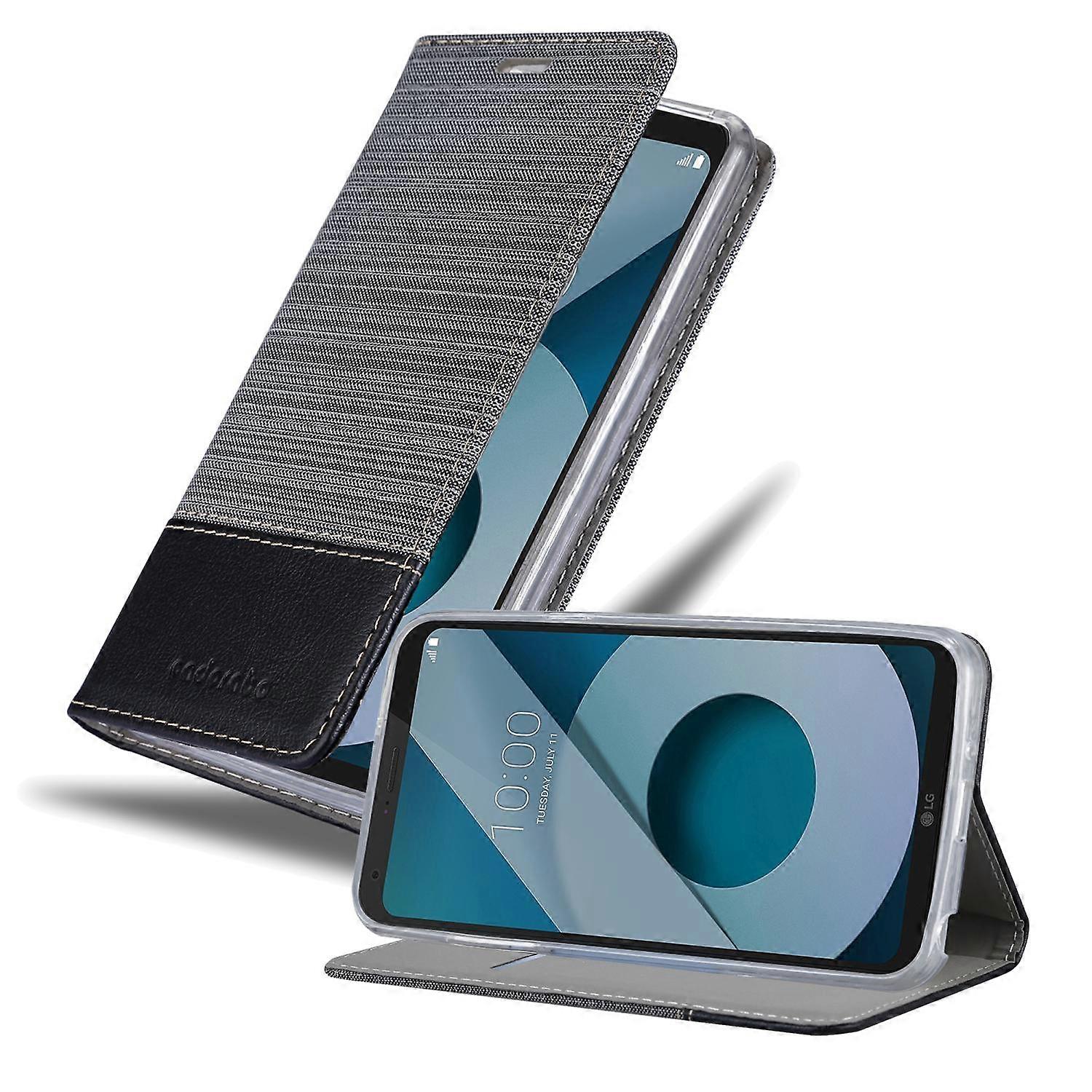 LG Q6 / G6 MINI Case Protective Case - in jeans look and stand function