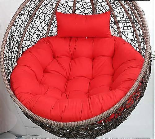 Washable Egg Chair Cushion - Durable Replacement Pads for Indoor/Outdoor Swing Chairs, Waterproof Hanging Mat in Soft Fabric