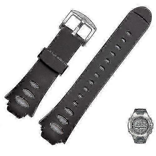 Suunto Observer SR X6HRM Compatible Black Rubber Replacement Watch Band