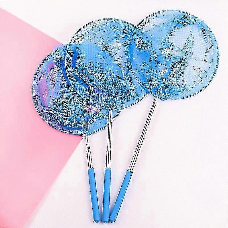 2 Pack Adjustable Children's Bug Catching Nets - Extendable 37-85cm for Insect Hunting & Outdoor Fun