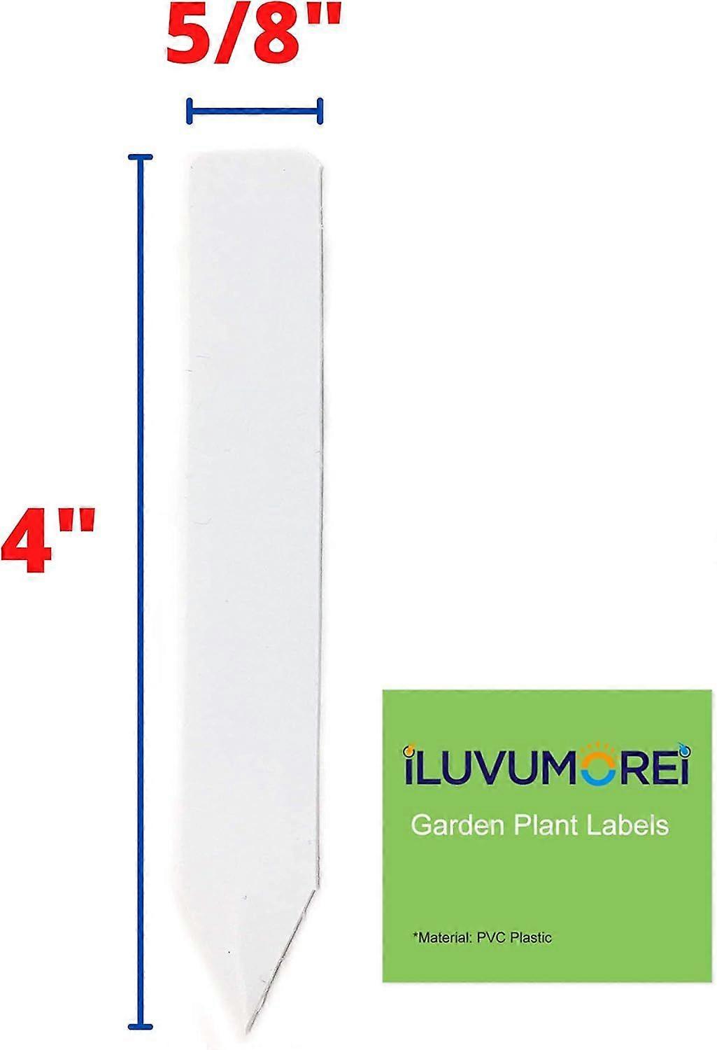 100Pcs Plant Tree Tags Thick Plastic Garden Hanging Labels Nursery Seedling