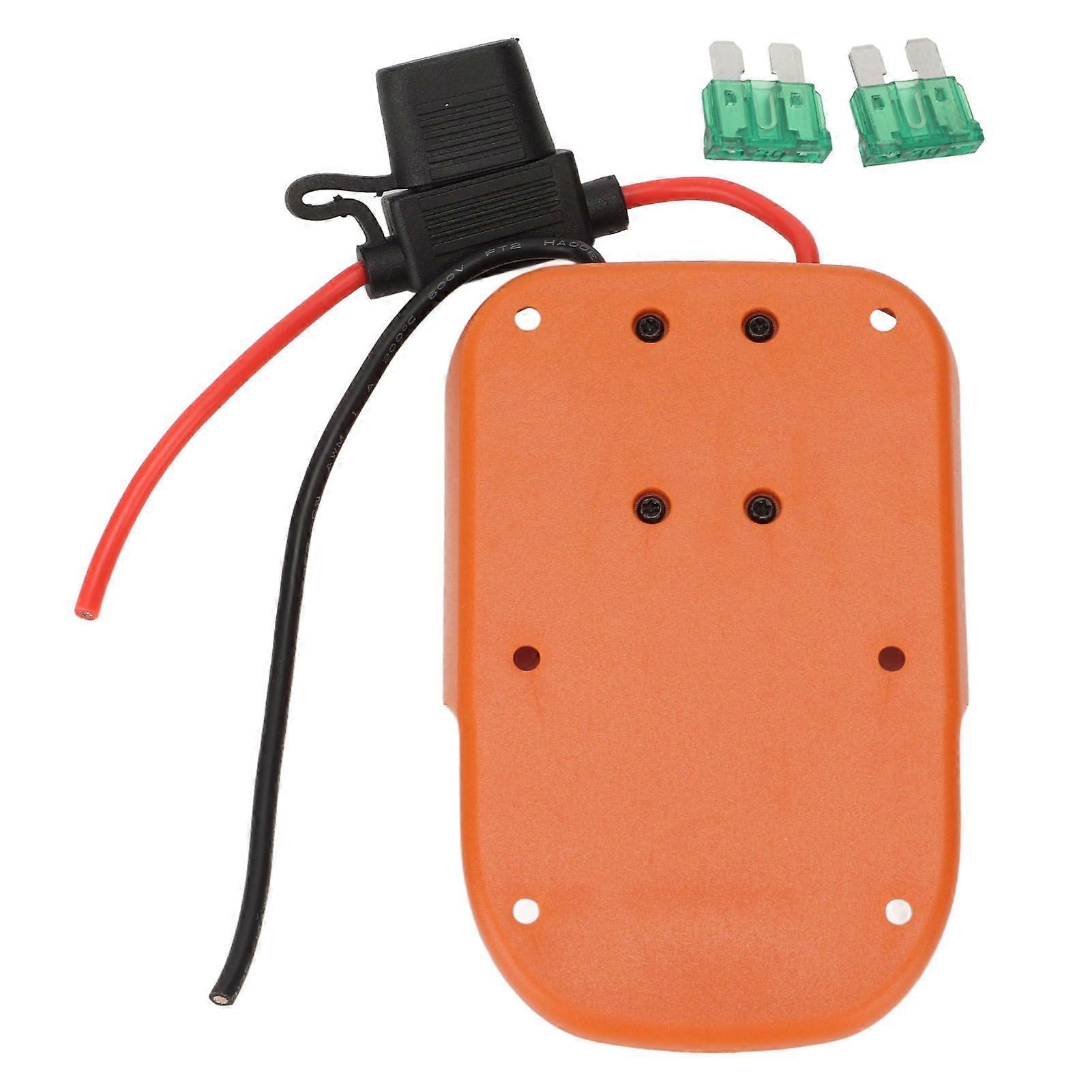 Battery Adapter with Fuse Practical Corrosion Resistance Simple Operation for Ridgid 18V