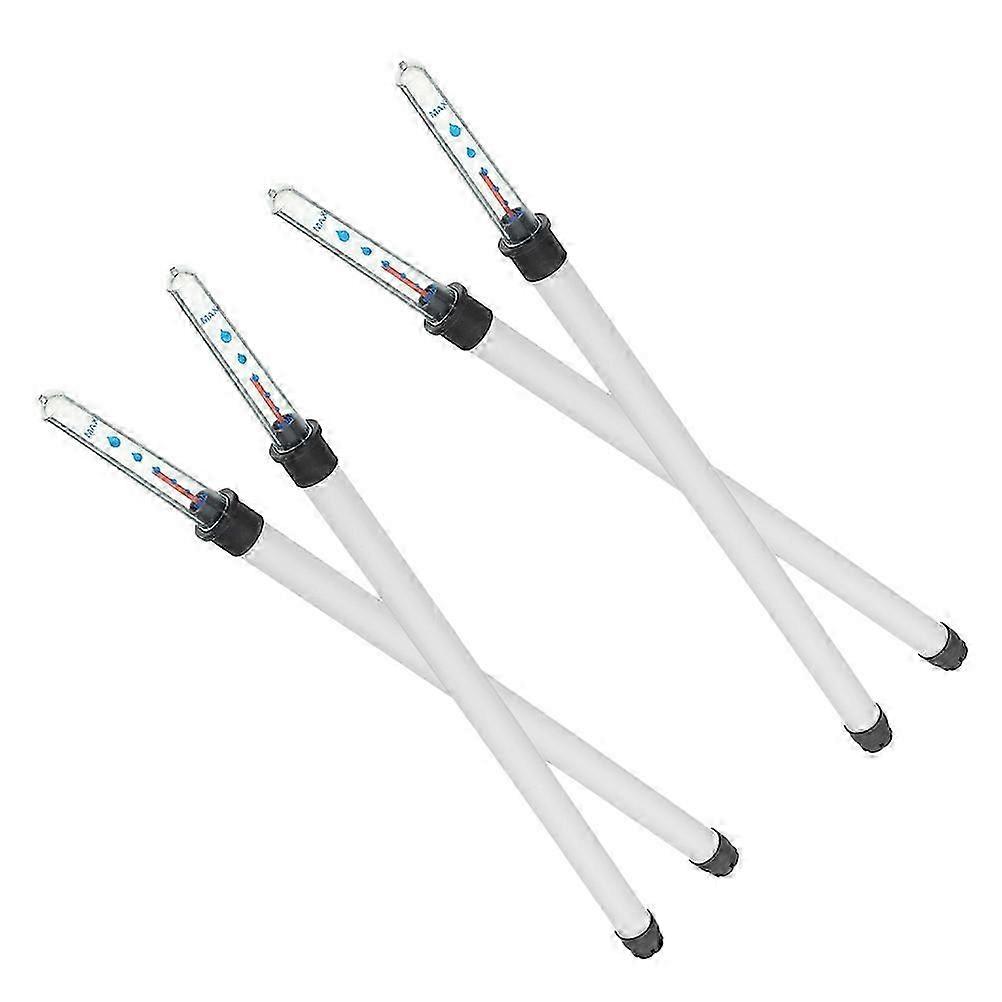 Water Level Scale Gauge Water Level Indicator Flowerpot 36.00X2.00X2.00CM Cylindrical Water Level Monitoring 4Pcs