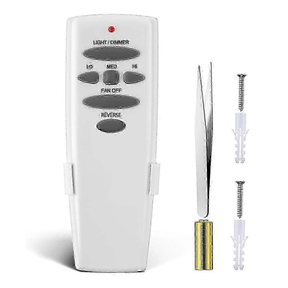 Ceiling Fan Remote Control, Fan Remote Control with Battery Reverse...