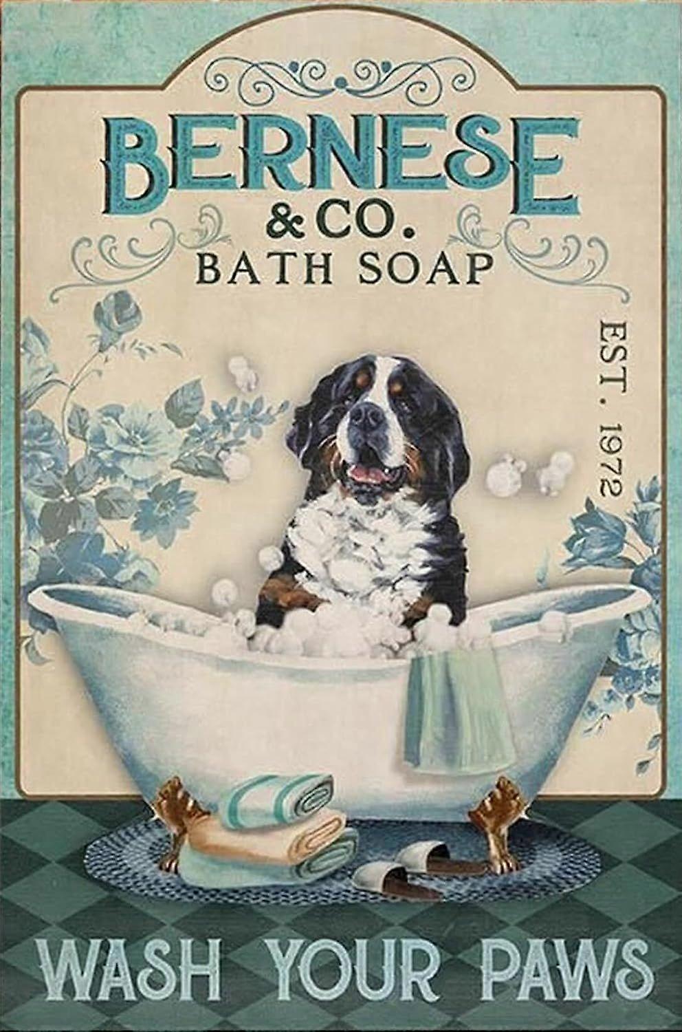 Puslespil Berner Mountain Hund Bad Sæbe Træ Puslespil Udvikling Legetøj Spil Legetøj Gave