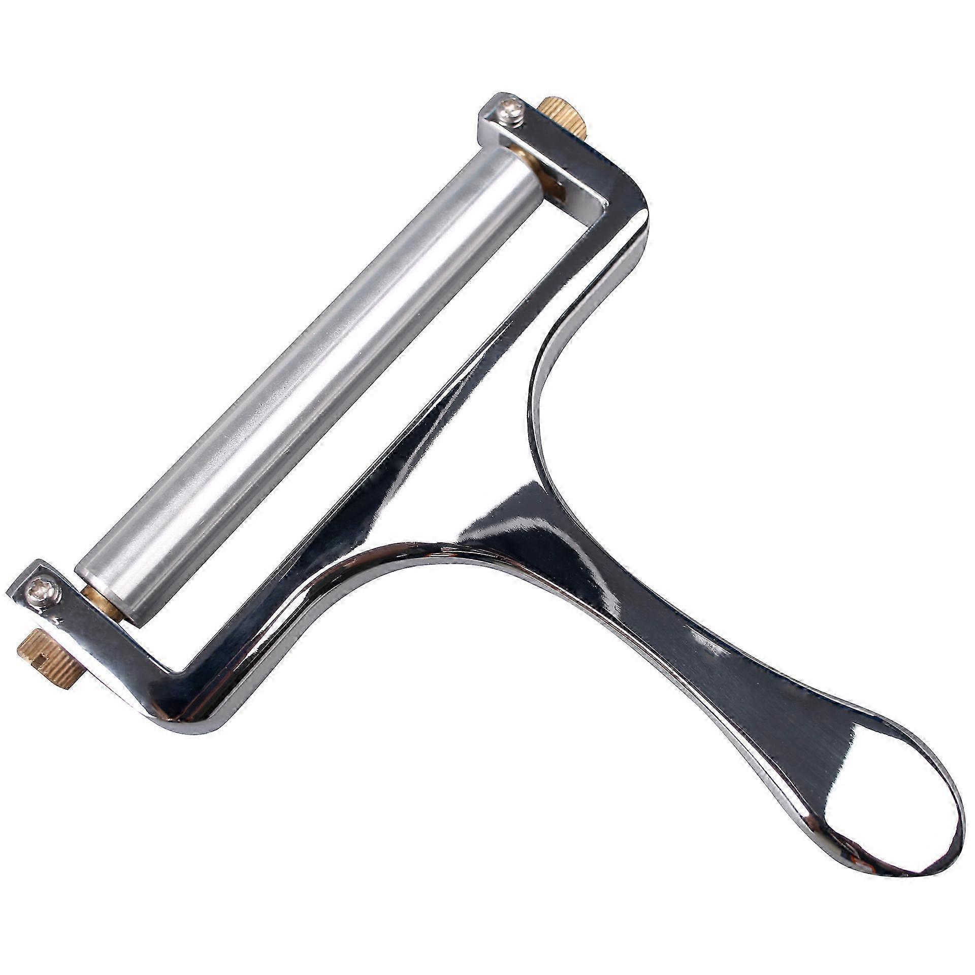 1PCS Adjustable Thickness Cheese Slicer - Wire Cheese Slicer for Mozzarella Cheese Cheddar Cheese Gouda Cheese - Cheese Slicer for Block Cheese Heavy