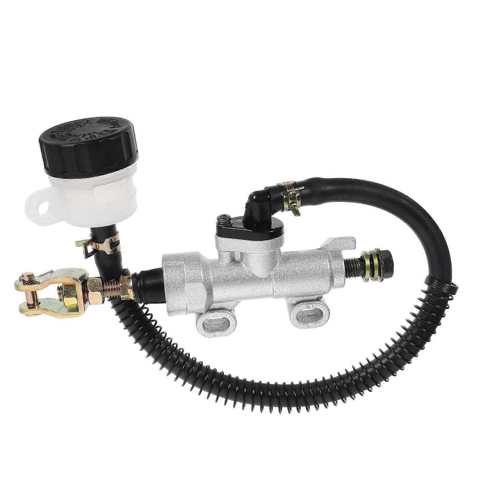 Motorcycle Rear Brake Pump Strong and Robust with Silver Color for Beach Motorcycles