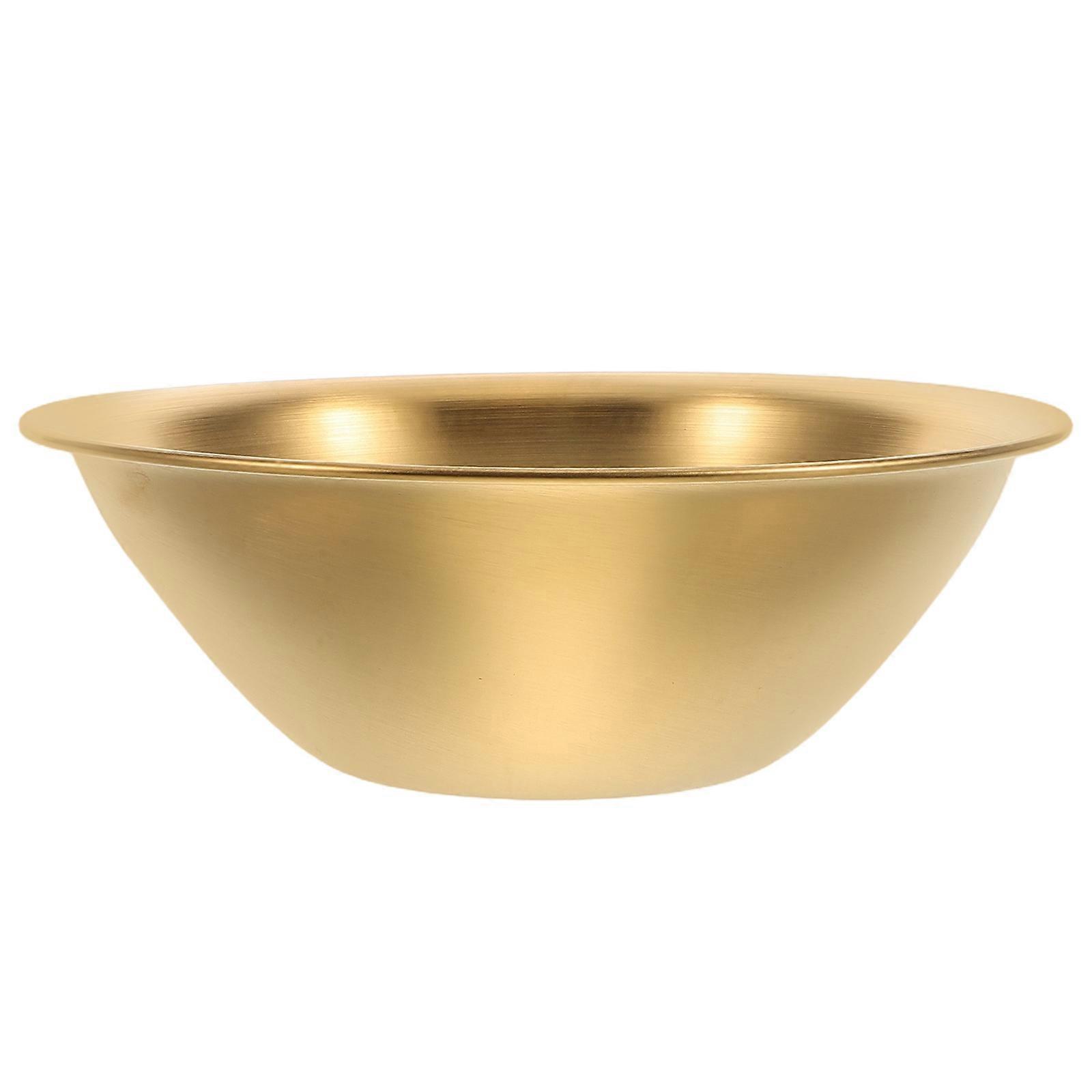 Salad Bowl Multi Functional Fruit Storage Stainless Steel Outdoor Camping Tableware Stackable Design 1Pcs