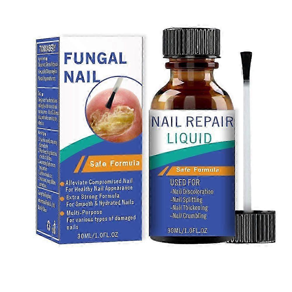 Nail Repairing Liquid, Speedy And Effective Approach To Toenail Issues - Combating Thick, Discolored Nails - Powerful Solution For Addressing Yellow A