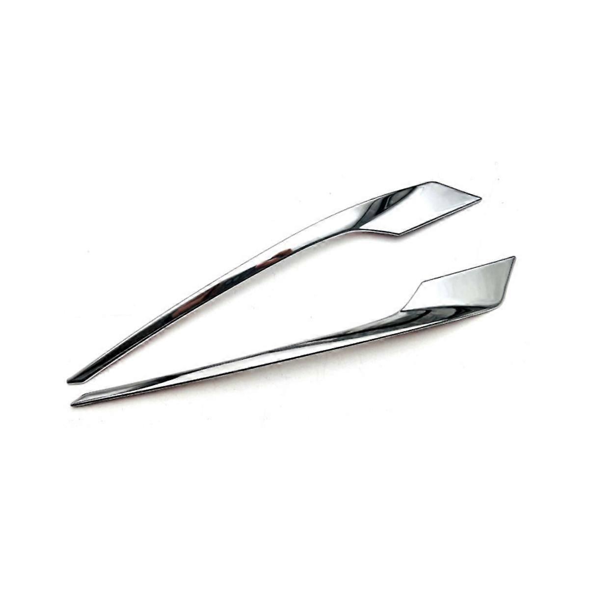 Car Front Bumper Fog Light Lamp Strip Chrome Trim Decorative for Prius 60 Series 2023 Accessories