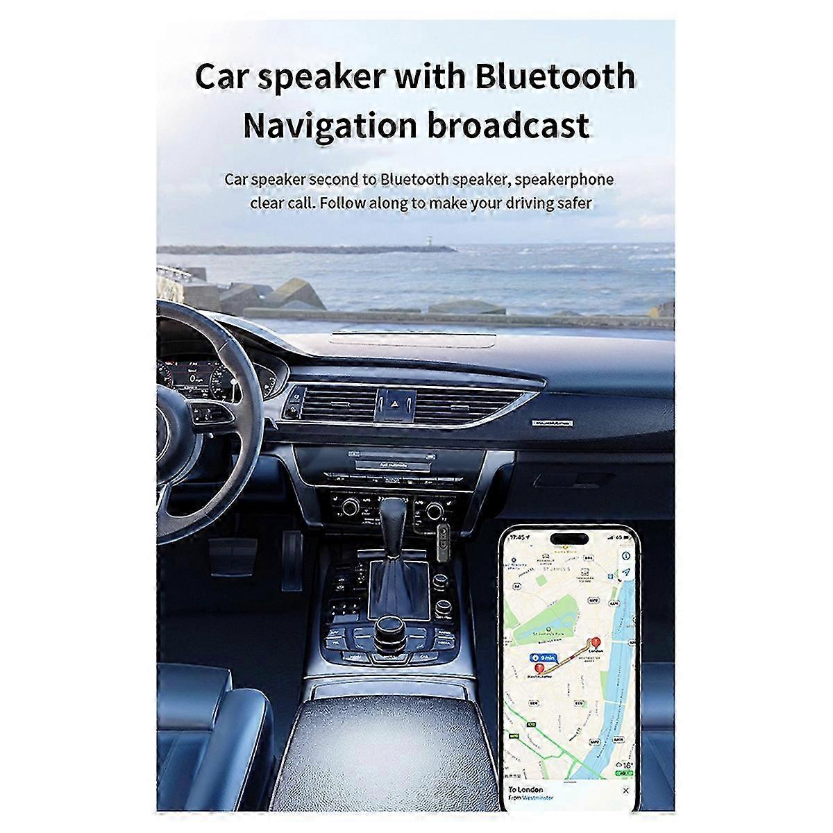 Bluetooth 5.3 Audio Receiver Transmitter Stereo Music Adapter